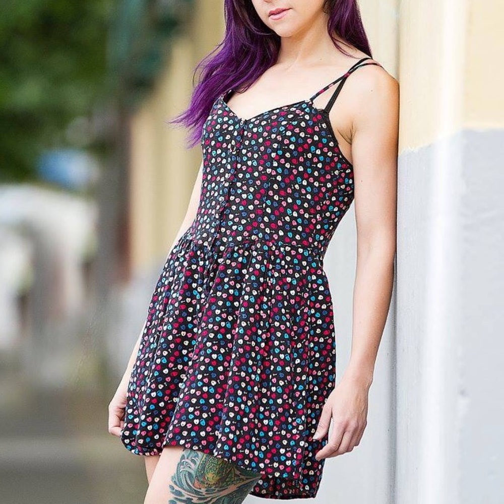 Divided lock & key dress